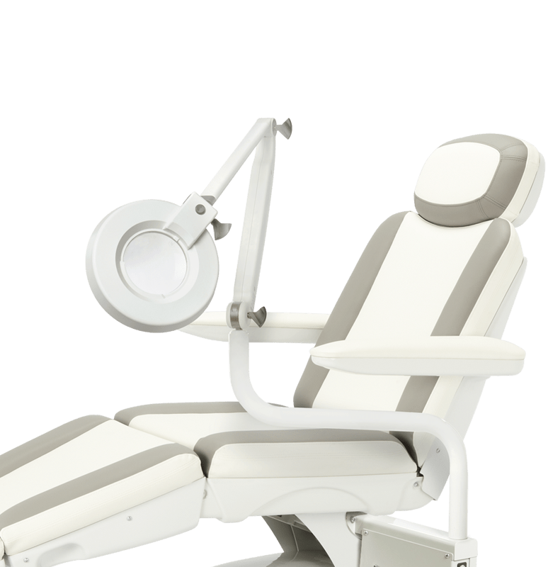 Lámpara lupa sillón dermatologico dama Namrol