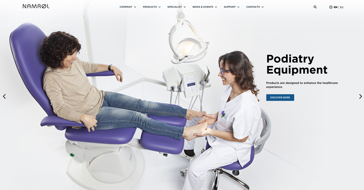 Podiatry equipment and podiatry chairs I Namrol